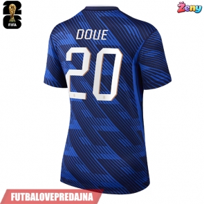 Lacne Ženy Futbalové dres Francúzsko Desire Doue #20 MS 2026 Krátky Rukáv - Domáci